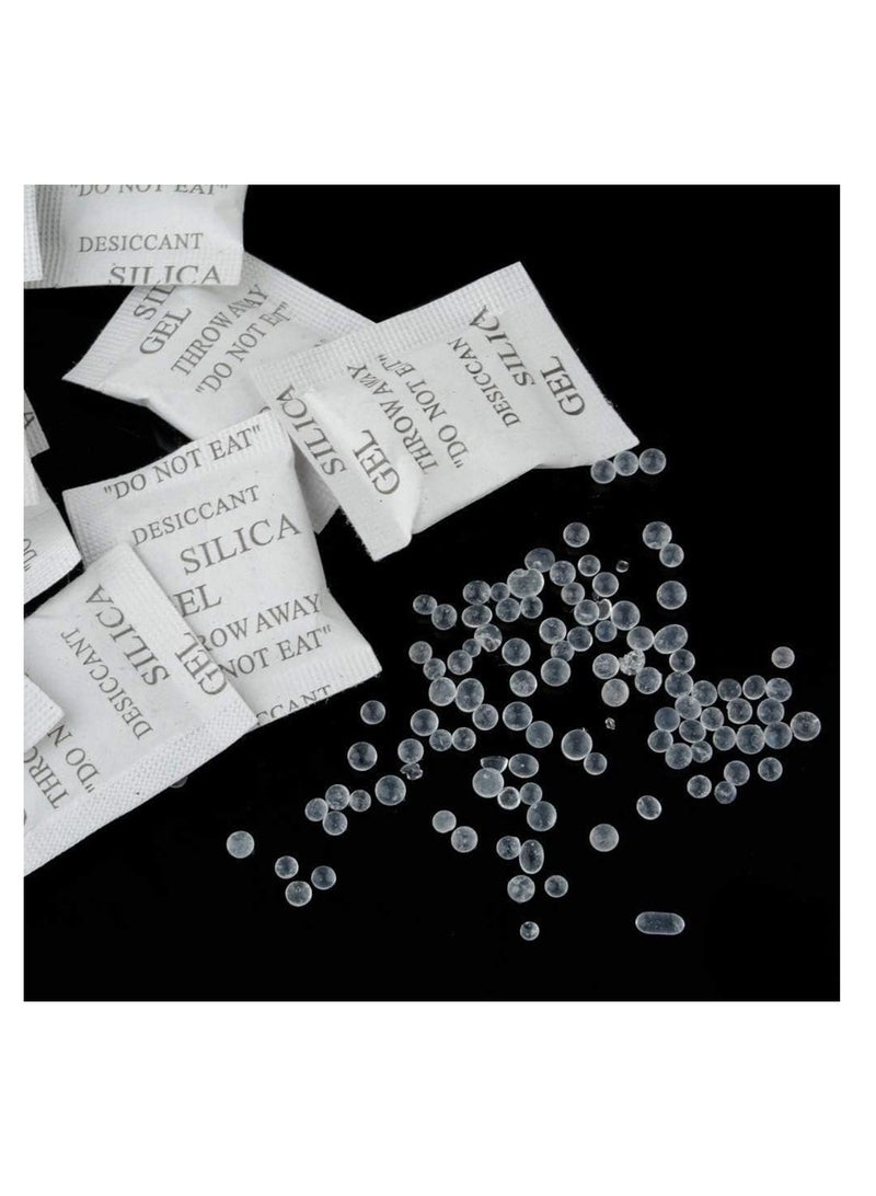 Non-toxic, moisture-absorbing silica gel 100 packs of 1 gram  - Image 4
