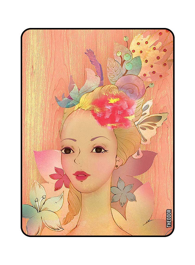 Theodor Protective Flip Case Cover For REALME PAD 10.4 Girl floral - Image 1