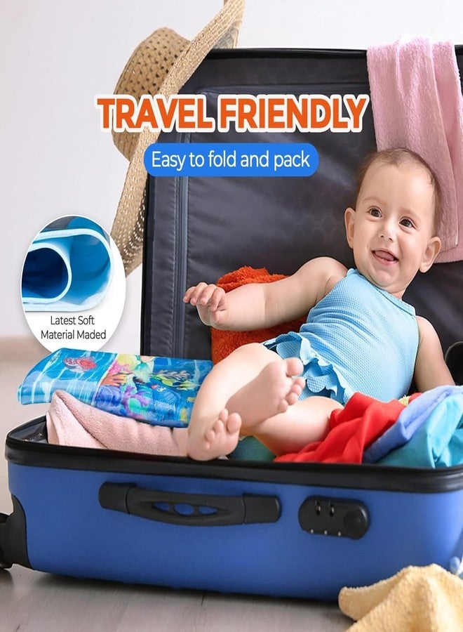 VIDORA Water Play Mat for Babies 3 Months & Above | Inflatable Tummy Time Leakproof Play Mat, Fun Activity Play Center Indoor and Outdoor Activity | Ideal for Gifting - Image 5