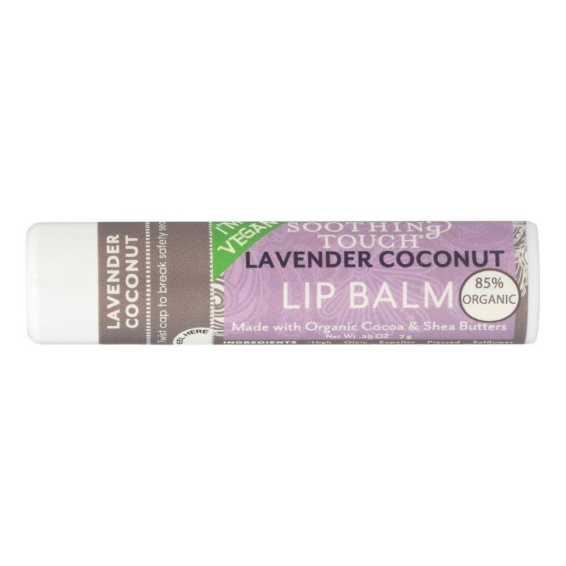 SOOTHING TOUCH Lavender Coconut Lip Balm 025 OZ