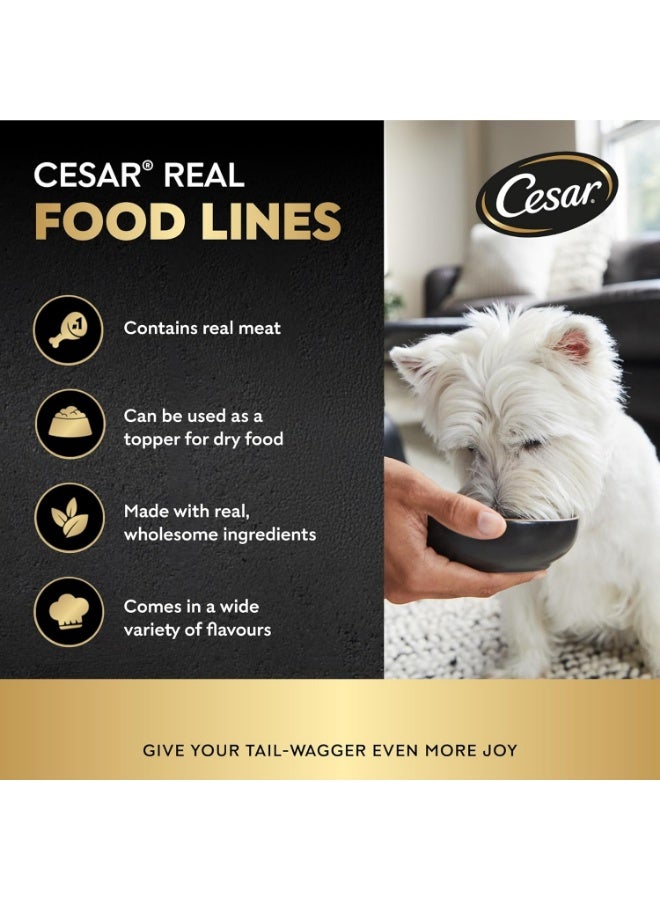 Cesar Beef Dog Wet Food Complete & Balanced Dog Nutrition 6 Pcs X 100G - Image 3
