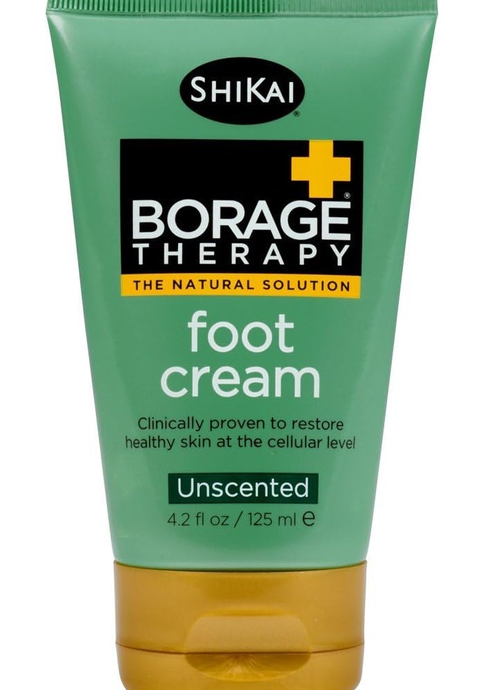 ShiKai Borage Dry Skin Therapy Foot Cream - Unscented, 4.2 oz (Pack of 3)