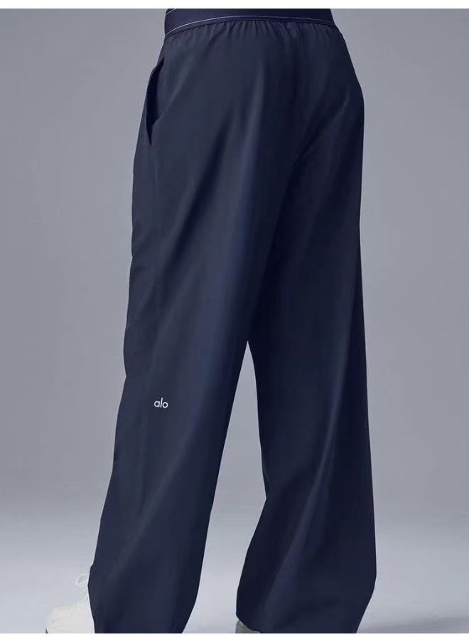 Alo Yoga - ALO Lightweight High-Waisted Wide-Leg Yoga Pants - Versatile Casual Wear - Image 1