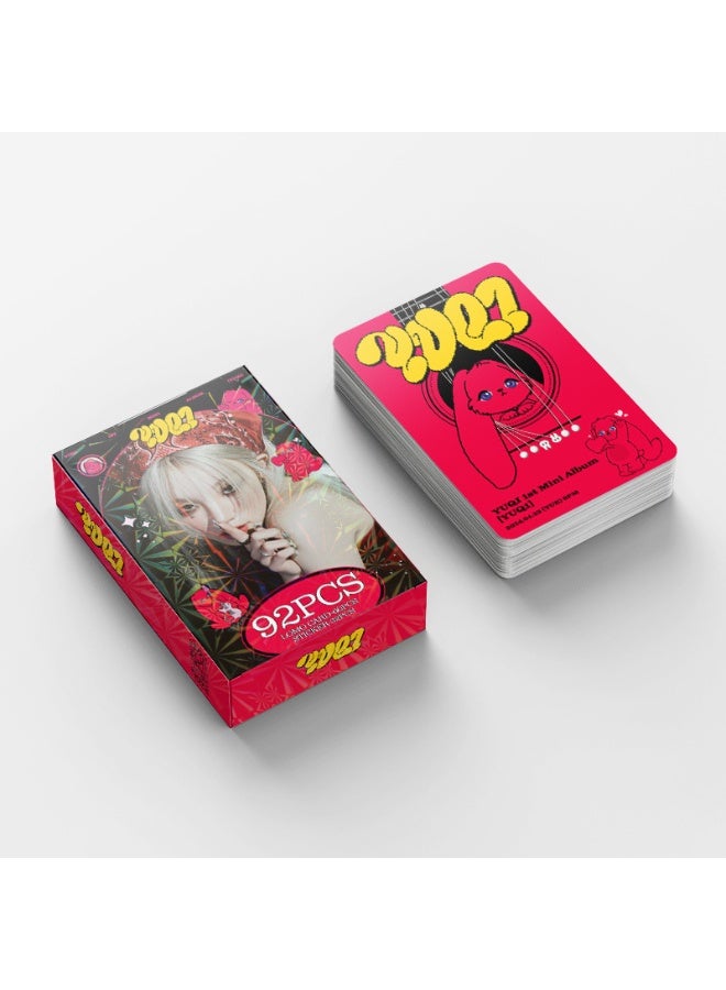 NIBEMINENT 92 Pcs Kpop YUQI Lomo Cards Card For Fans Collection Gifts - Image 2