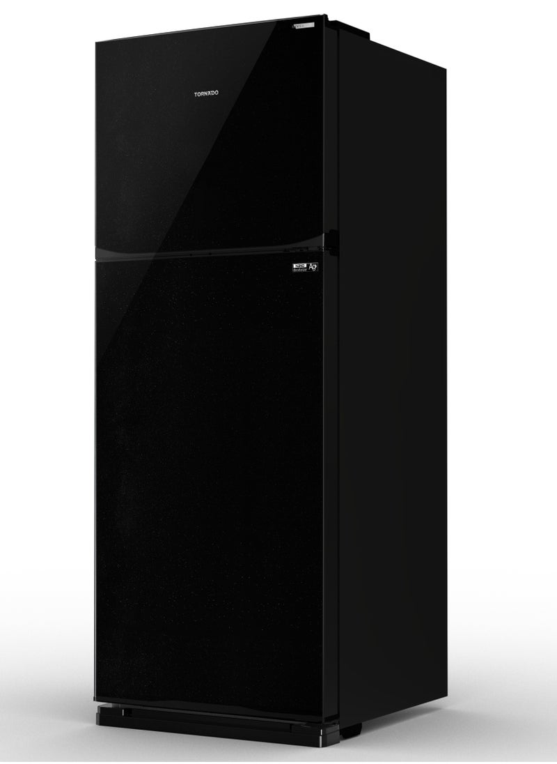 TORNADO - TORNADO Refrigerator Inverter No Frost 396 Liter Black, Nano deodorizer Filter, Hybrid cooling system RF-480TV-BK - Image 1