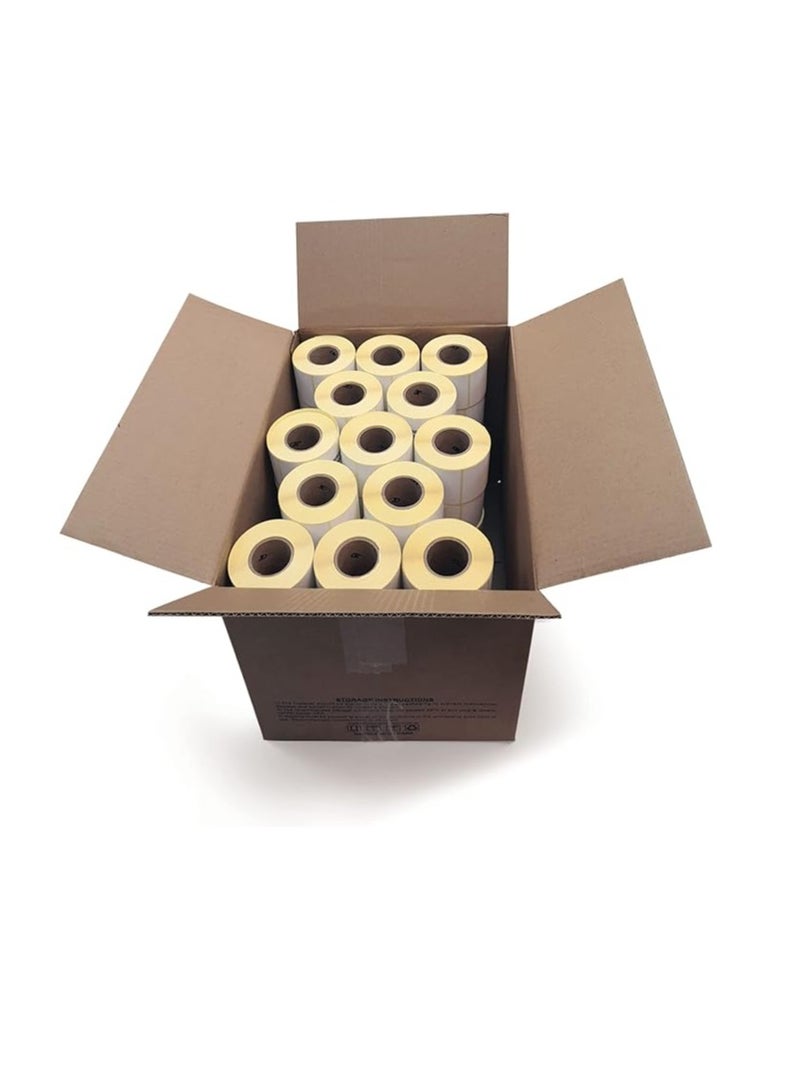 Libra Thermal Transfer Plain Barcode Label, 50mm x 25mm, White (PACK OF 50) - Image 2