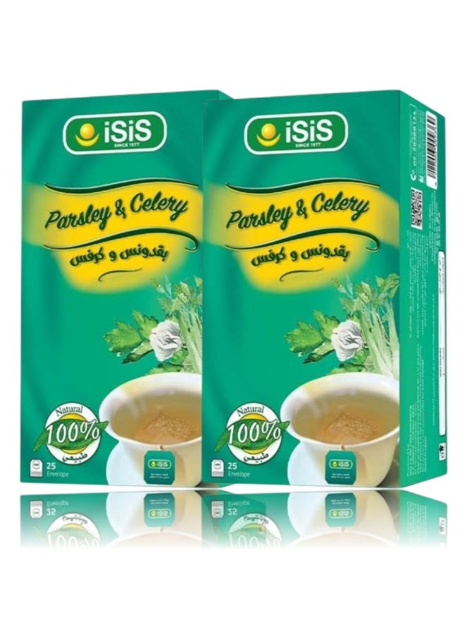 iSiS Parsley & Celery Infusion 50g (25 Tea Bags) - 2 Pieces