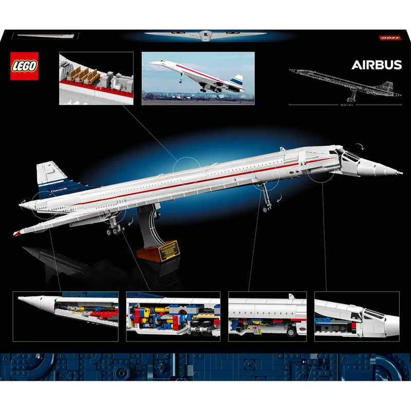 LEGO Icons Concorde 10318 Building Set (2,083) Pieces