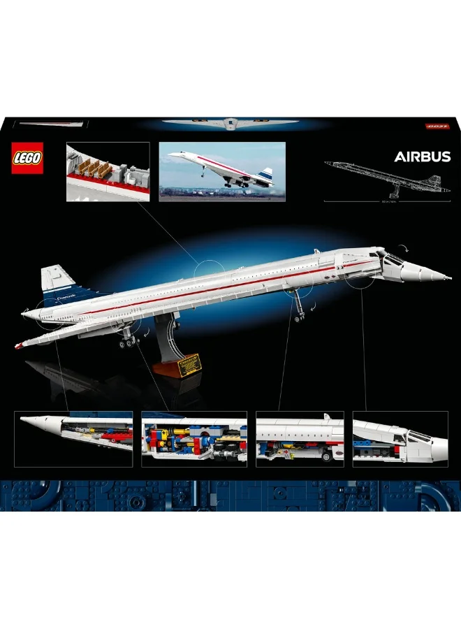 LEGO Icons Concorde 10318 Building Set (2,083) Pieces