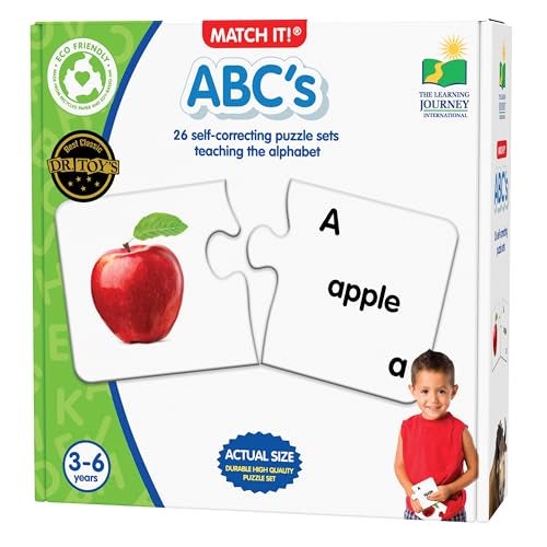 The Learning Journey Match It ABCs ABC Puzzle Alphabet Puzzles for 2 Year Olds Alphabet Puzzles For Kids Ages 35 Pre Kindergarten Learning Materials Award Winning Educational Toys - Image 1