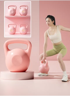 Occuwzz 4KG Water-Filled Kettlebell – Anti-Slip Grip Adjustable Weight for Strength Training & Home Workouts, Portable Fitness Kettlebell for Men, Women & Kids (Pink)  - Image 3