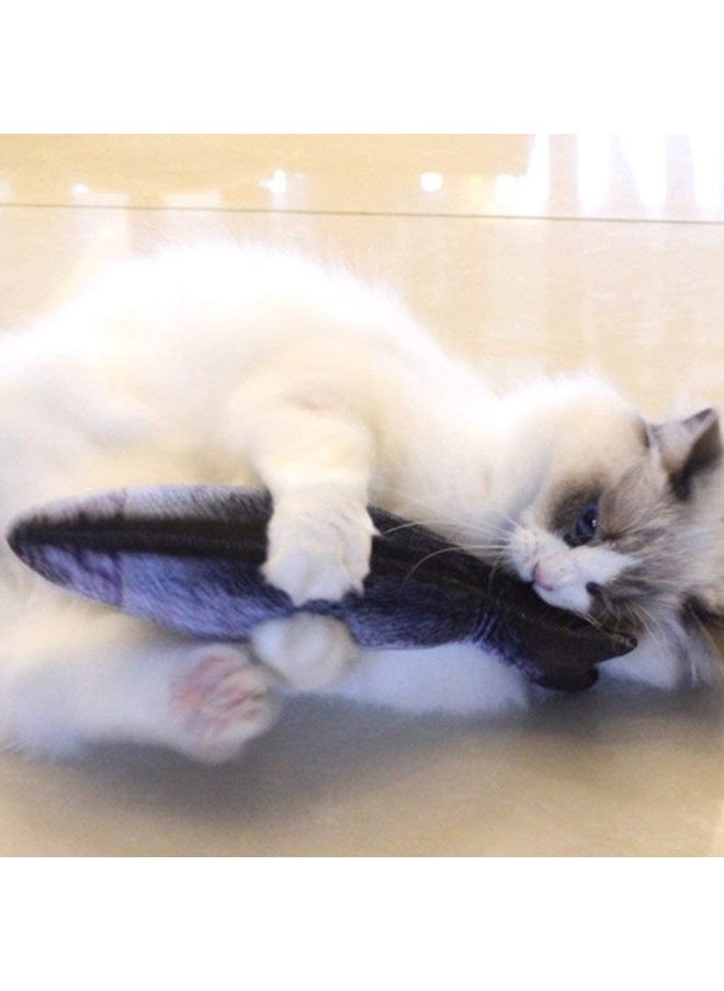Generic - PULABO Cute Fish Shape Spanish Mackerel Catnip Cat Chew Toys Teeth Grind Claws Cat Pillow Convenient - Image 1