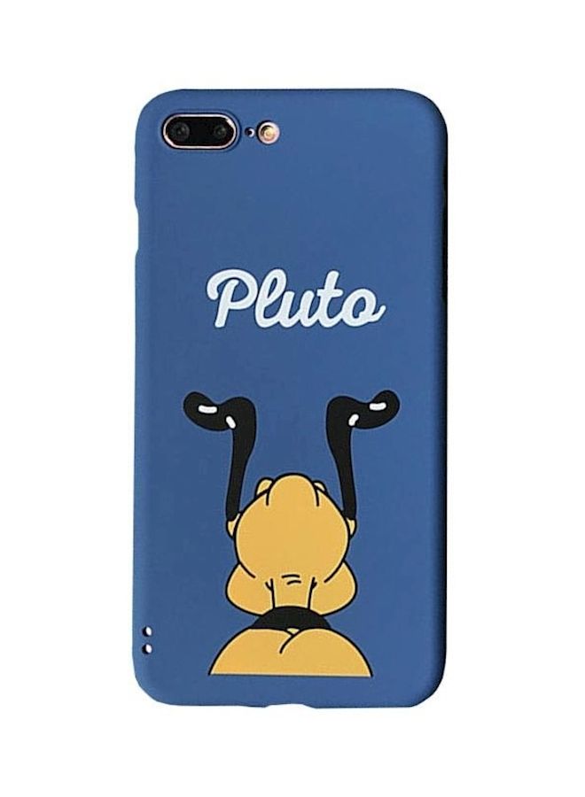 NIBEMINENT Cartoon Printed Case Cover For Apple iPhone 7 Plus With Tempered Glass Multicolour - Image 1