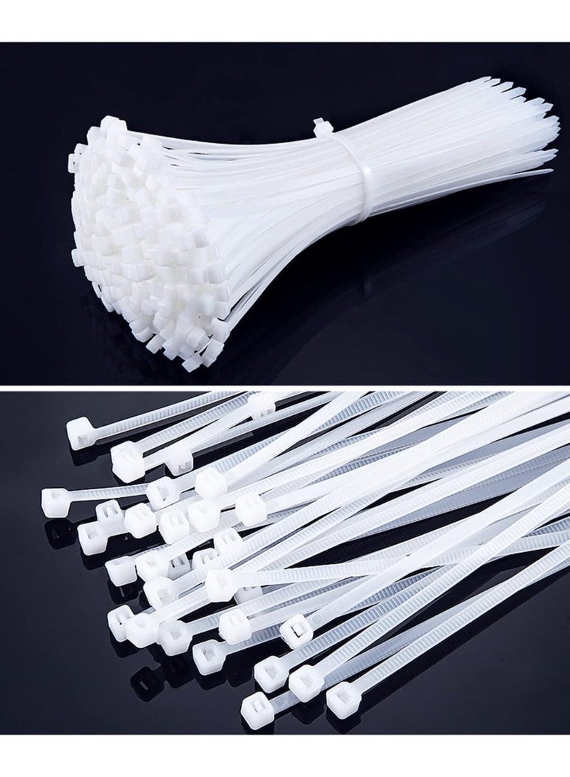 Nylon White Cable Zip Ties 100Pcs (4.8x300mm) - Image 4