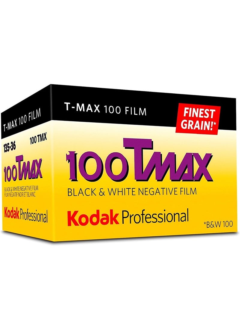 Kodak Kodak Professional 100 Tmax Black and White Negative Film ISO 100 35mm 36 Exposures 2Pack 