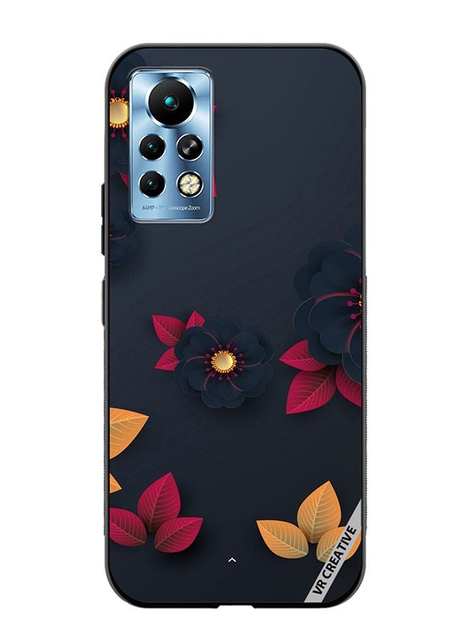 VR CREATIVE Protective Case Cover For Infinix Note 11 Pro Flower Design Multicolour - Image 1