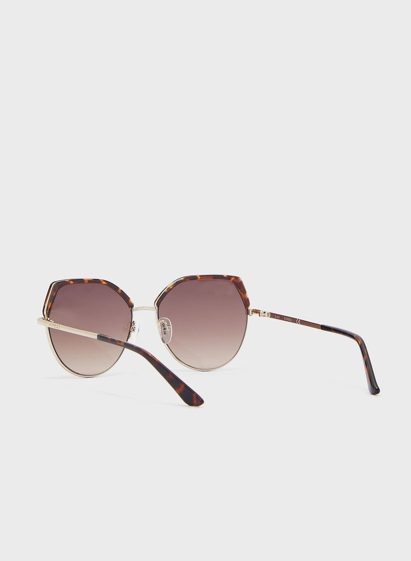 GUESS Half Frame Sunglasses - Image 2