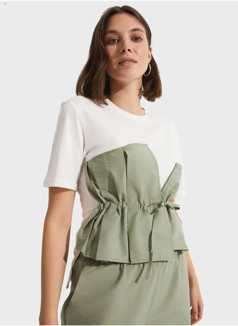 JUNE High Waist Trouser & Blouse Set