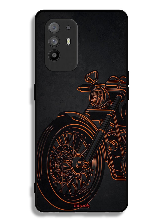 Tolwak Oppo F19 Pro Plus 5G Protective Case Cover Vintage Bike - Image 2