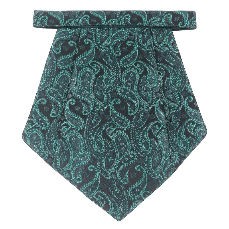 Riyasat -Cravat Ties for Men Paisley Cravat for Men Wedding Jacquard Woven Men,s Cravat Tie With Pocket Square - Image 2