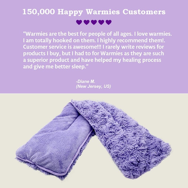 Warmies Intelex Warmies Curly Neck Wrap  Purple  - Image 5