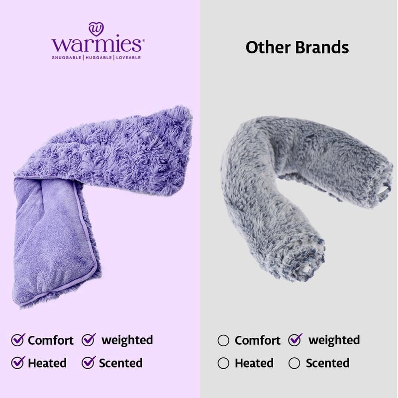 Warmies Intelex Warmies Curly Neck Wrap  Purple  - Image 4