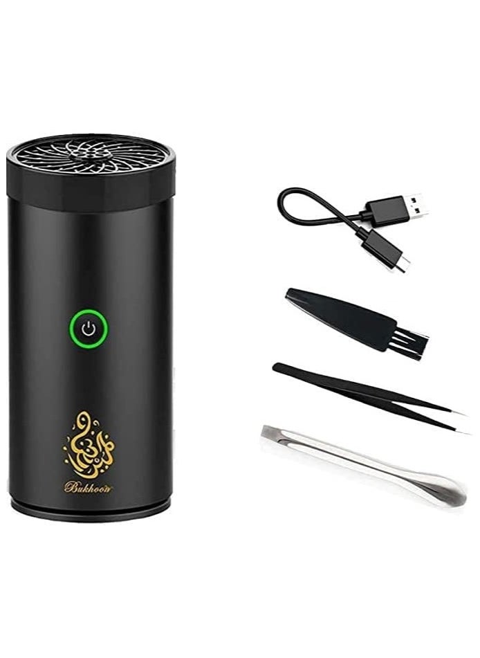 بخور مبخرة الكترونية محمولة مع منفذ شحن USB  - Image 1