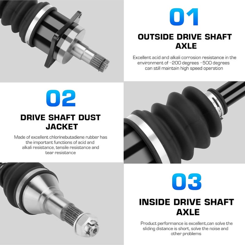 ISEYEC Front Left CV Axle for Can-Am Outlander 1000/XMR/XT/XT-P/800R/650 (2013-2018) - Image 3