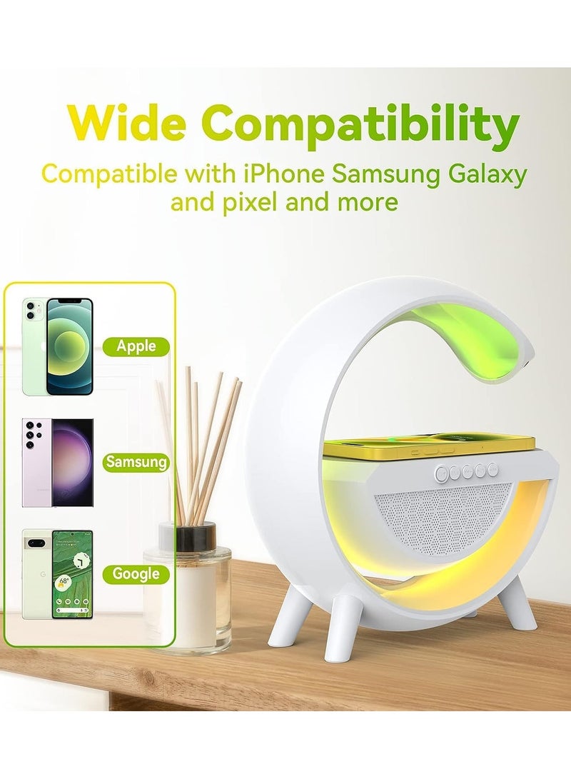 Desk Lamp Bluetooth Speaker with Night Light LED And Rechargeable Battery - Image 5