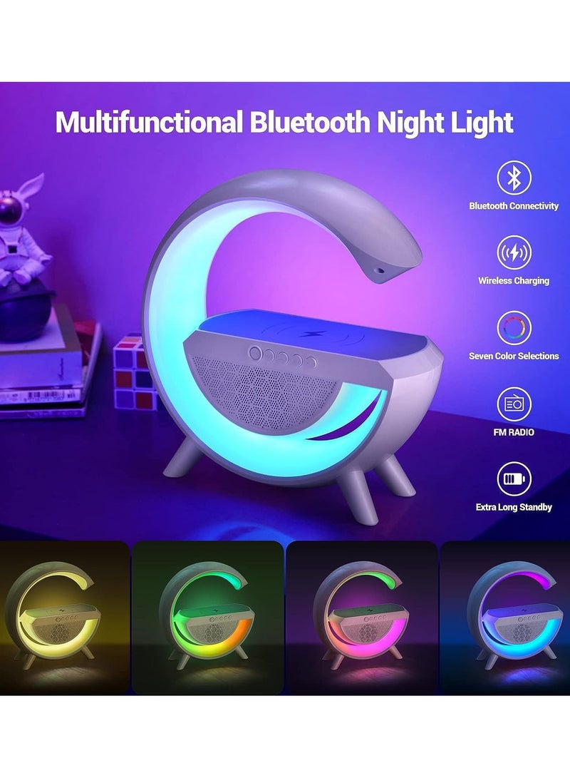 Desk Lamp Bluetooth Speaker with Night Light LED And Rechargeable Battery - Image 2