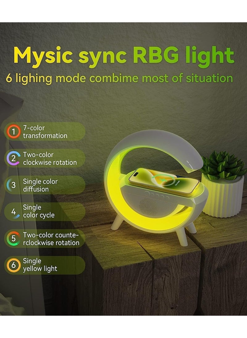 Desk Lamp Bluetooth Speaker with Night Light LED And Rechargeable Battery - Image 3