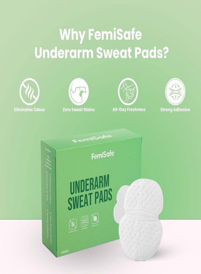 FemiSafe Unisex Underarm Sweat Pads | 28 Pads | Ultra-Absorbent & Odour-Free | Prevents Sweat Stains | Free Protection for All-Day Comfort - Image 4