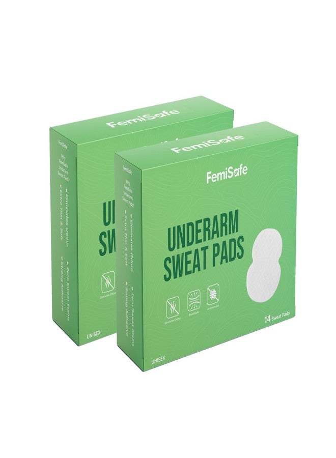 FemiSafe Unisex Underarm Sweat Pads | 28 Pads | Ultra-Absorbent & Odour-Free | Prevents Sweat Stains | Free Protection for All-Day Comfort - Image 1