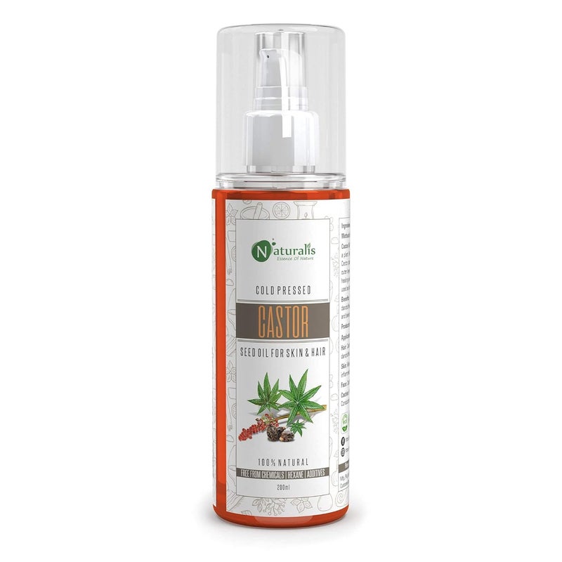 Naturalis Essence Of Nature Trio of castorcoconutalmond Oil for Skin Hair 200ml Each - Image 4