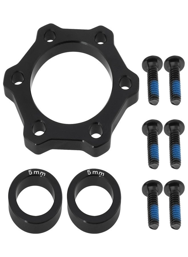 OTOTEC 1 Set of Bike Hub Adapter Disc Brake 100-110x15mm 5mm Thick Bicycle Brake Disc Conversion Base Compatible with Boost Hub Conversion Bicycle (Front) - Image 1