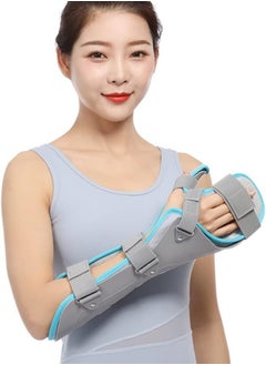 Adjustable Wrist Support Orthotics Hand Fracture Fixed Strap 360 Degree Protection Hook and Loop Fastener Design Hollow Hard Shell Splint for Sprain Carpal Tunnel Joint Pain Relief