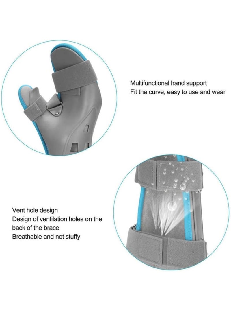Ru syanl - Adjustable Wrist Support Orthotics Hand Fracture Fixed Strap 360 Degree Protection Hook and Loop Fastener Design Hollow Hard Shell Splint for Sprain Carpal Tunnel Joint Pain Relief - Image 1