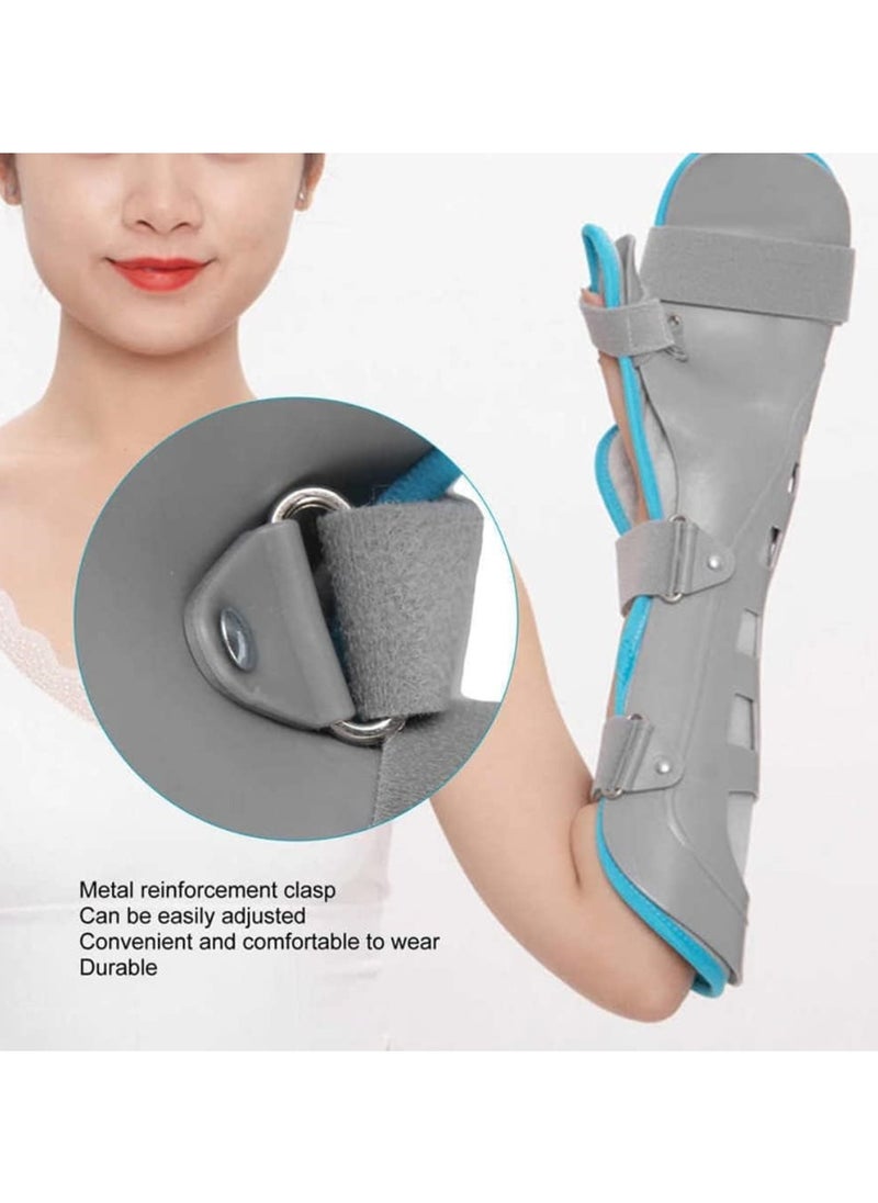 Ru syanl - Adjustable Wrist Support Orthotics Hand Fracture Fixed Strap 360 Degree Protection Hook and Loop Fastener Design Hollow Hard Shell Splint for Sprain Carpal Tunnel Joint Pain Relief - Image 1