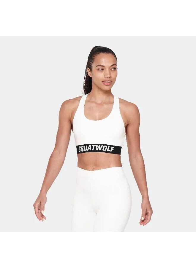 SQUATWOLF Word Mark Logo Bra