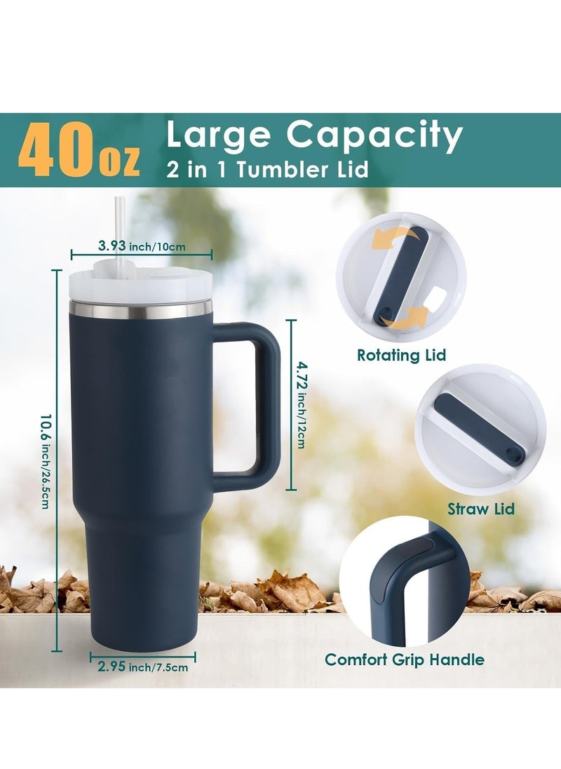 Stanley - H2.0 Flow State Stainless Steel Tumbler with Handle and Straw Lid Insulated Reusable Cup for Water, Coffee, Smoothies & More, Travel Mug, Cupholder Friendly 40 oz - Image 1