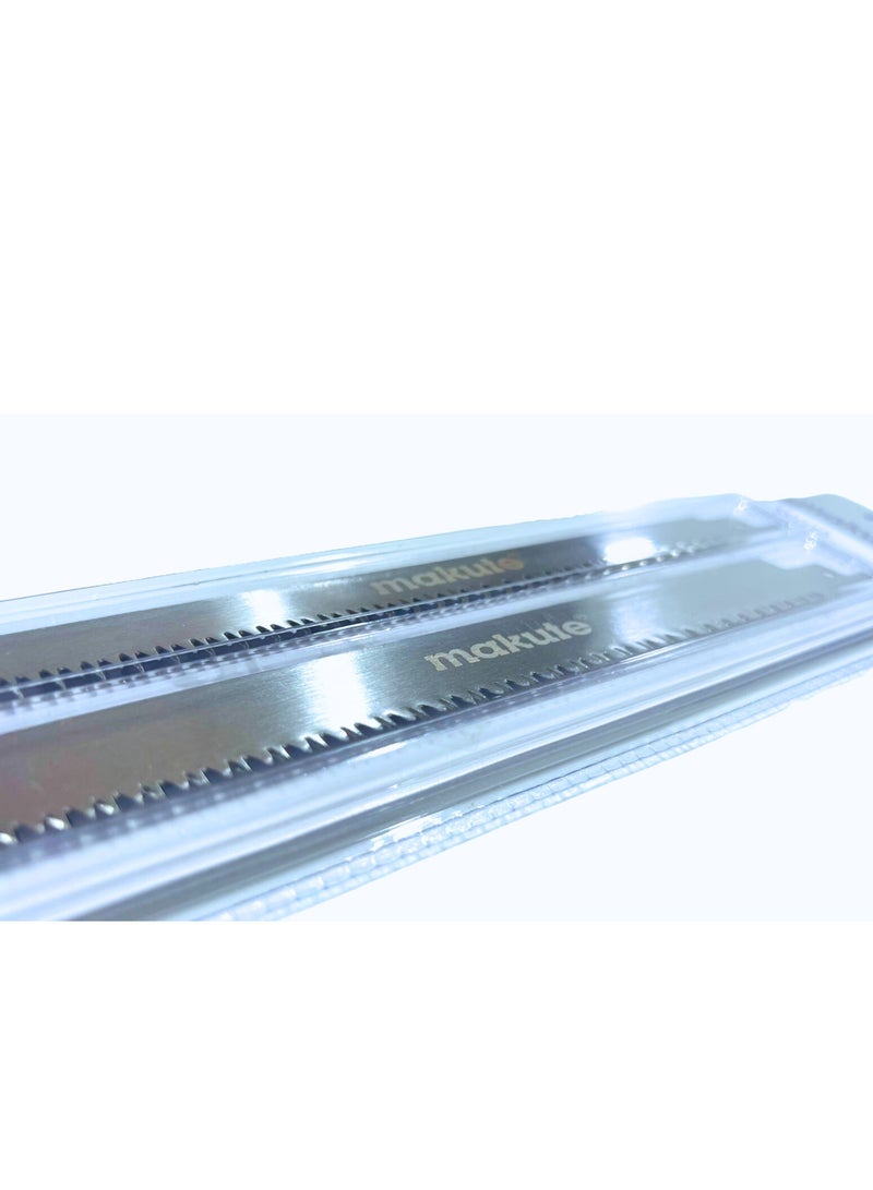 makute Jigsaw Blades for Wood & Metal Cutting, High-Speed Stainless Steel, Fast Cut, 2-Pack - Ideal for Plastic, Chipboard, Laminated Boards, Plywood, Curved Cuts, Metal Sheets (1-3mm), and more- SS111D - Image 2