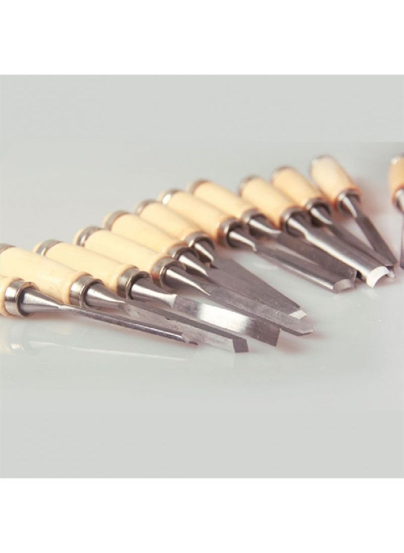 Troy 25004 Wood Carving Knife Set, 12 Pieces  - Image 2