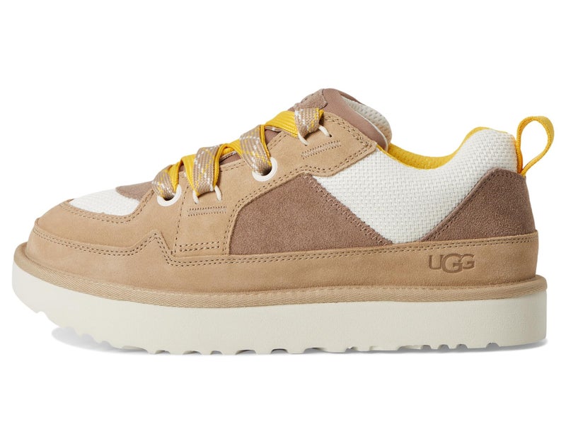 UGG Men's Lo Lowmel Sneaker, Mustard Seed/Summer Wheat, 14 - Image 4