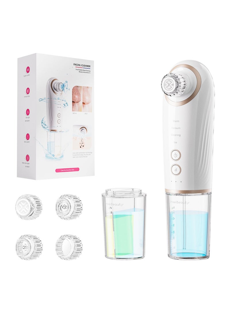 KinseiBeauty Hydrafacial Blackhead Vacuum, Portable Blackhead Remover with Hot & Cold Care, 5 Modes, 3 Suction Levels for Acne, Oil, and Makeup Residue Removal  - Image 1