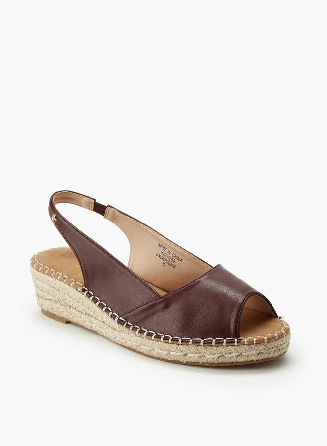 بيبرمنت Women Peep Toe Espadrille Sandals