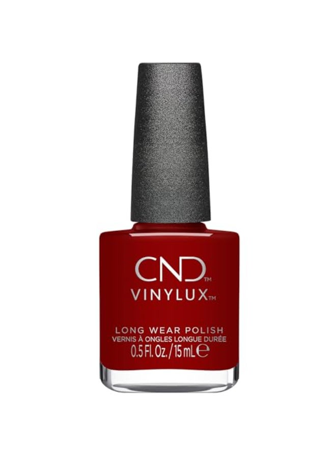 CND Vinylux Longwear Red Nail Polish Gellike Shine Chip Resistant Color Poppy Fields 05 fl oz - Image 1