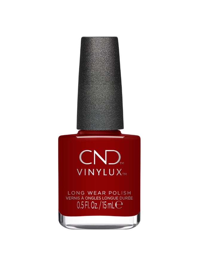CND Vinylux Longwear Red Nail Polish Gellike Shine Chip Resistant Color Poppy Fields 05 fl oz - Image 2