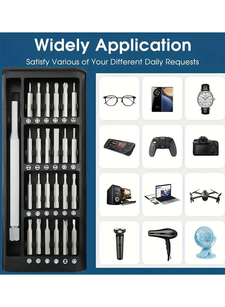 QUALITY 25-in-1 Small Precision Screwdriver Set, Professional Magnetic Mini Repair Tool Kit for Phone, Computer, Watch, Laptop, Macbook, Ring Doorbell, Eyeglass, Electronic - Image 4