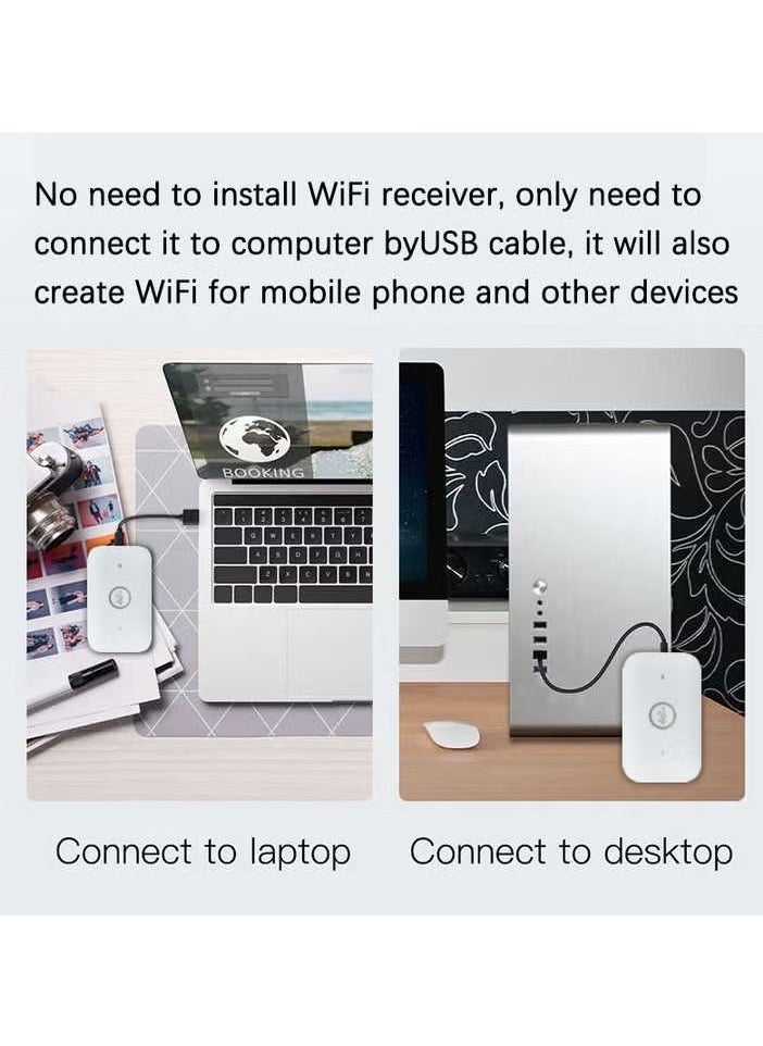 Portable WiFi Hotspot Mifi – Universal 4G Pocket WiFi Hotspot, Compact and Portable, High-Speed Internet Anywhere, Supports Multiple Devices, Ideal for Travel, Home, and Work, Long Battery Life, Easy Setup