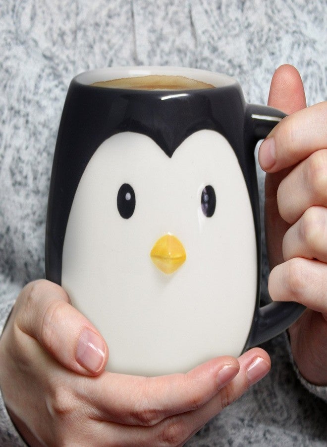 Balvi Mug Pingo Cup-shaped head penguin 400ml capacity Dishwasher safe and microwave Ceramic - Image 5